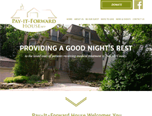 Tablet Screenshot of payitforwardhouse.org